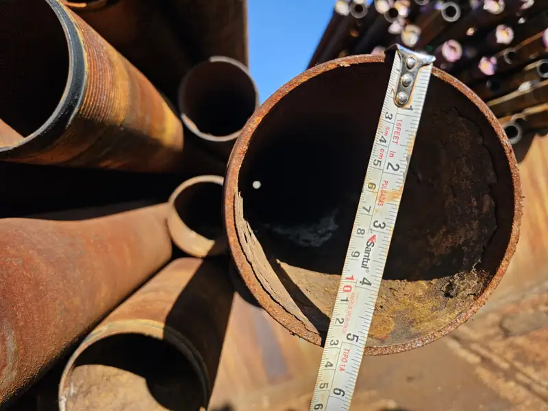 Tubería casing de gran diámetro para postes y estructuras verticales